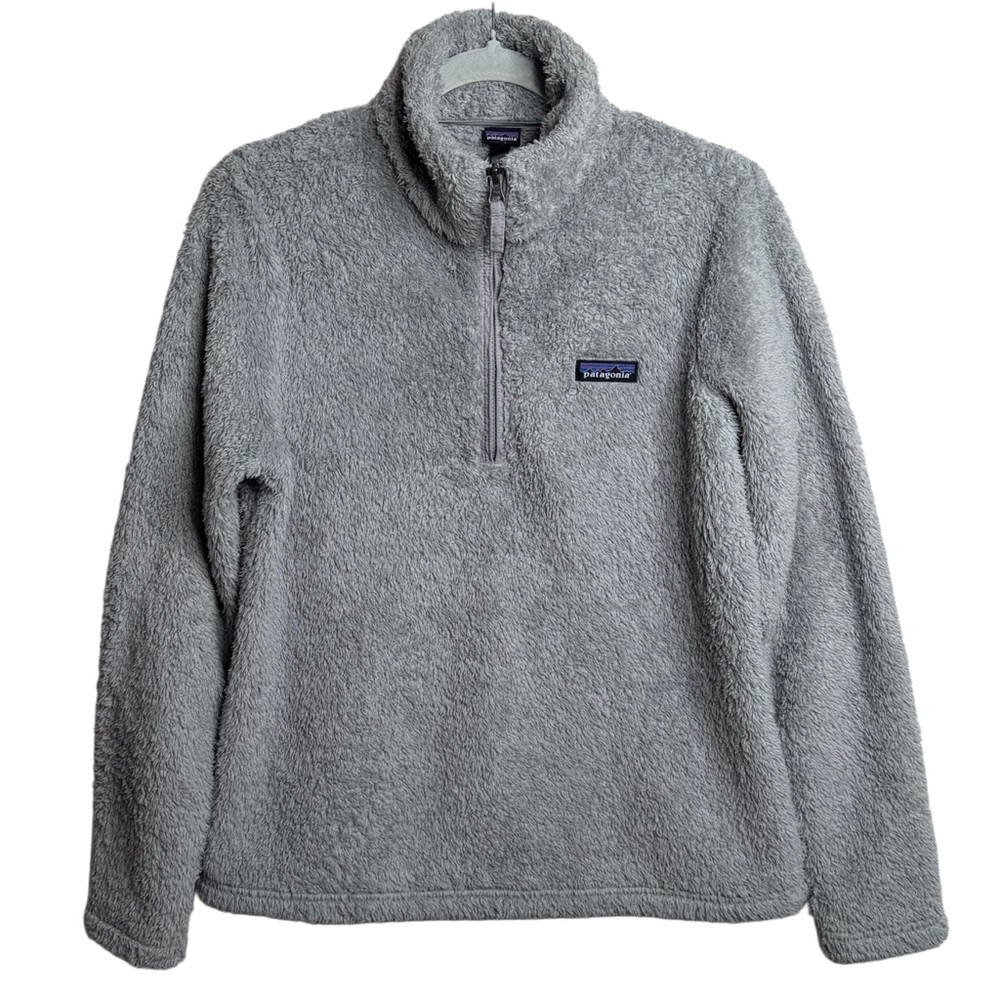 Patagonia Re-Tool Snap-T Fleece Pullover Quarter Zip Gray Womens Large
